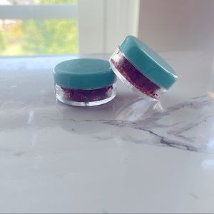 Mini handmade red velvet lip scrub.